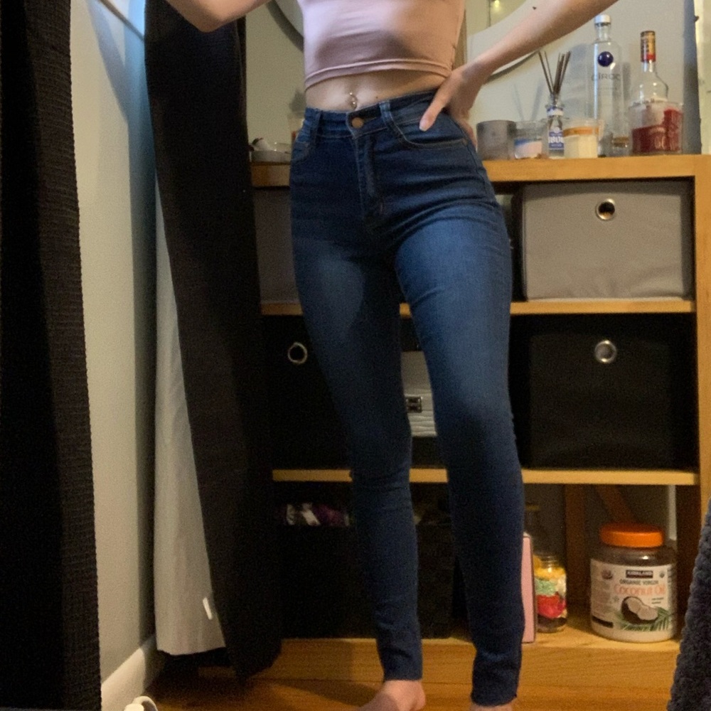 Fashion Nova Raw Hem Jeans